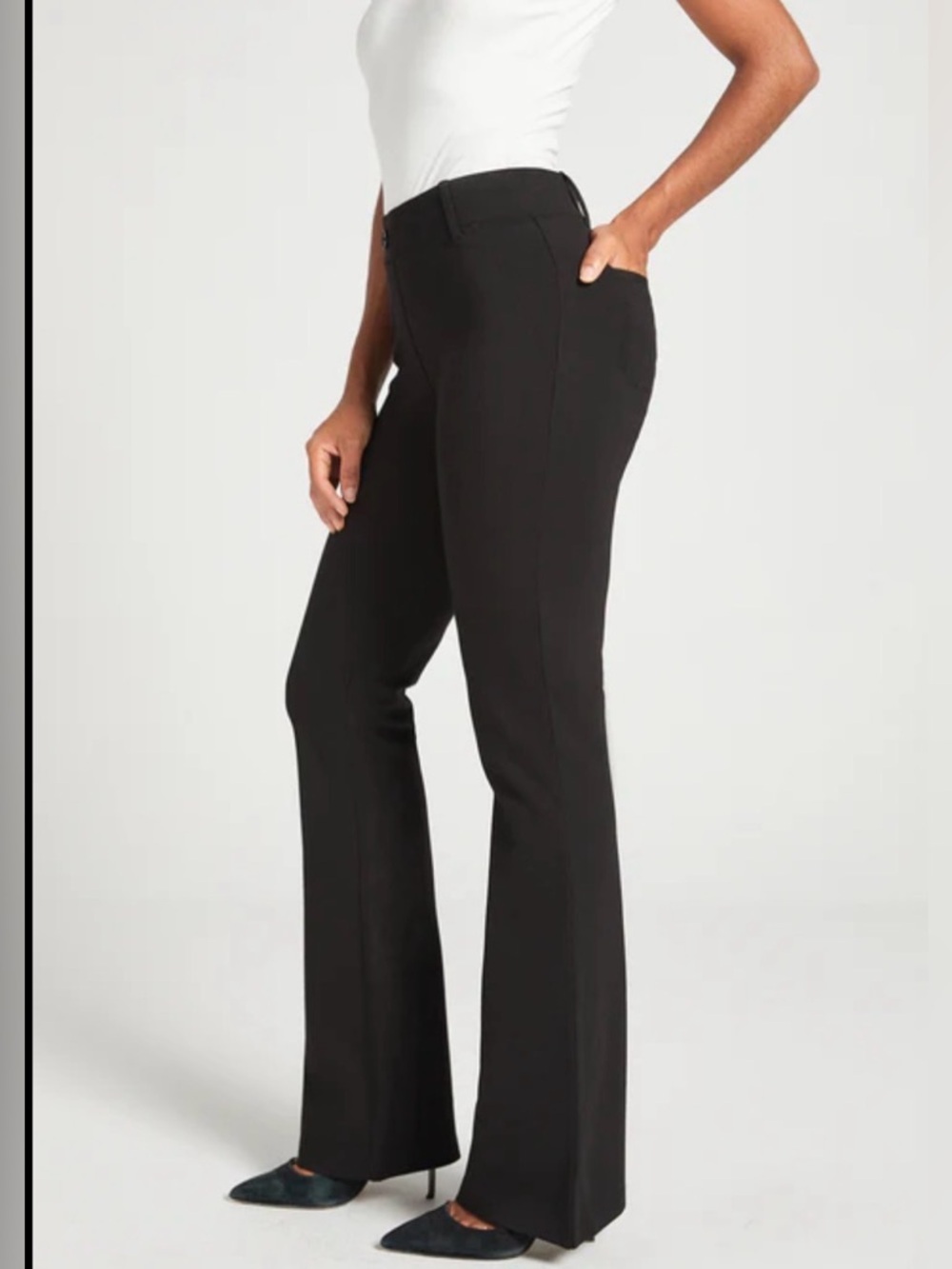 Betabrand Black Dress Pant Yoga Pants - Bootcut Slacks - Excellent Condition